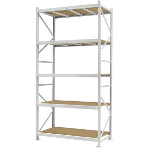 Стеллаж ПСТ 1800x900x3000 (5 уровня, ДСП) основной (0-300 кг на уровень)