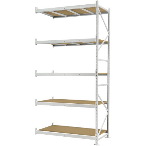 Стелаж ПСТ 1200x900x3000 (5 рівня, ДСП) приставний (0-300 кг на рівень)