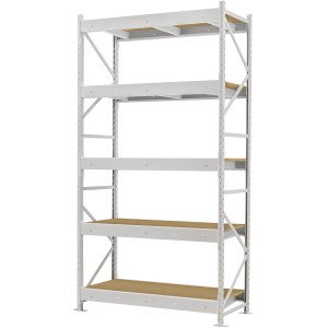 Стеллаж ПСТ 1800x900x3000 (5 уровня, ДСП) основной (300-400 кг на уровень)