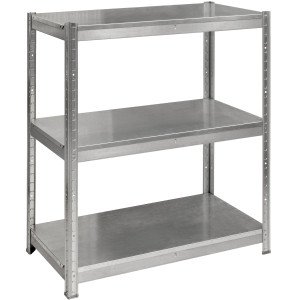 Стеллаж на 3 полки СТ 760×1200×300 Цинк