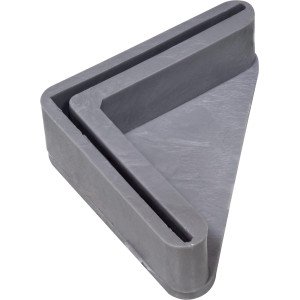 Подпятник пластиковый (серый для нержавейки)