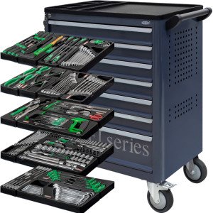 Тележка ТУ-1 6МС Мастер с инструментом 227 единиц