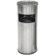 Урна-пепельница н/ж сталь 18 л