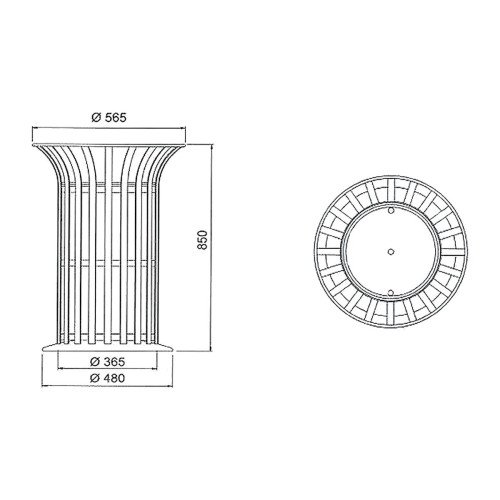 Урна "Принц" с баком