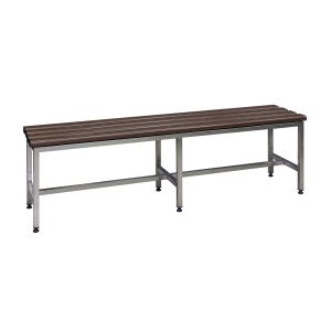 Скамейка с нержавеющим каркасом С-1500П (AISI 304)