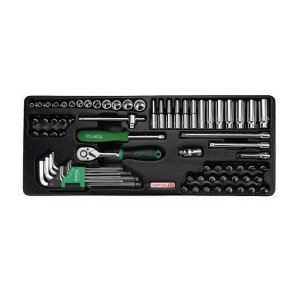 Набор инструмента 1/4" 72ед. (в ложементе)
