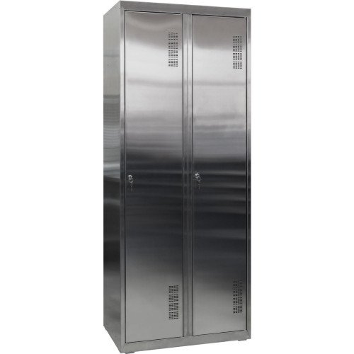 Шкаф для одежды нержавеющий ШОМ-300/2 (AISI 430)