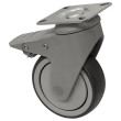 Колесо 3093-100 пов. з гальмом на платформі (пластиковий кронштейн)