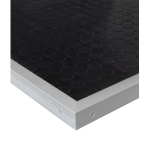 Столешница 1800 R - столешница OSB-25 мм + резиновое покрытие с кантом