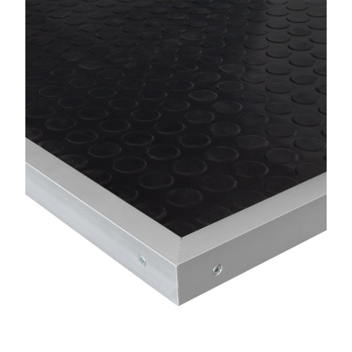 Стільниця 1200 R - стільниця OSB-25 мм + гумове покриття з кантом