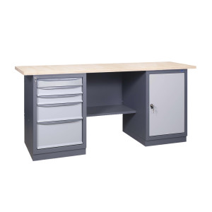 Верстак серії ПРОФІ 41 3МСБ/Д Ф