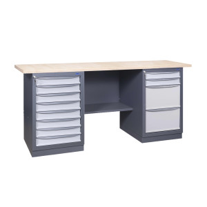 Верстак серії ПРОФІ 41 8М/2М2Б Ф