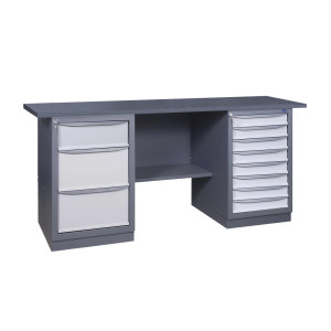 Верстак серии ПРОФИ 41 С2Б/8М Ч