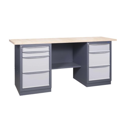 Верстак серии ПРОФИ 41 2М2Б/С2Б Ф