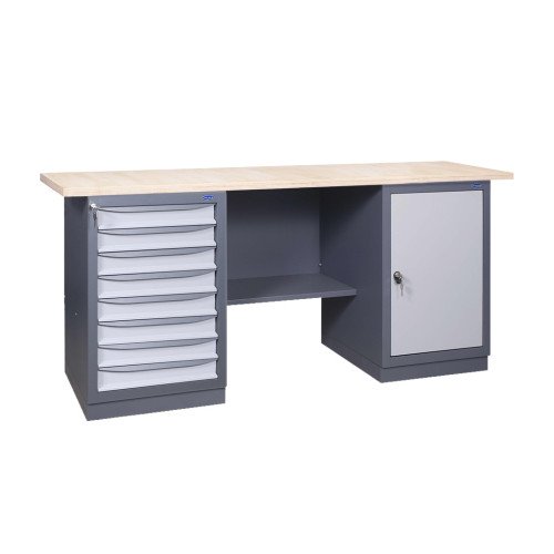 Верстак серії ПРОФІ 41 8М/Д Ф