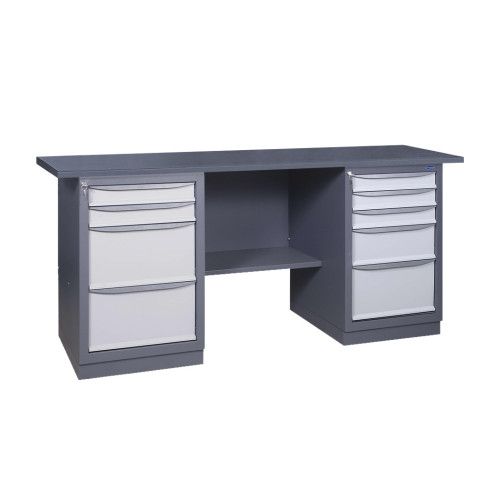 Верстак серии ПРОФИ 41 2М2Б/3МСБ Ч