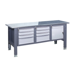Верстак слесарный на стационарных регулируемых опорах ВР 41 МД/3МС/3МС О(2,0)