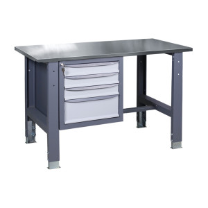 Верстак слесарный на стационарных регулируемых опорах ВР 21 3МС Н