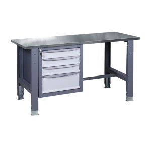 Верстак слесарный на стационарных регулируемых опорах ВР 31 3МС Н