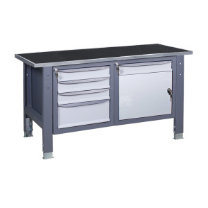 Верстак слесарный на стационарных регулируемых опорах ВР 31 МД/3МС R