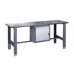 Верстак слюсарний на стаціонарних регульованих опорах ВР 41 МД Н