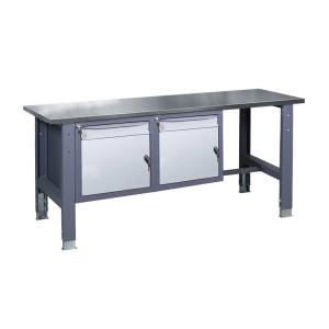 Верстак слюсарний на стаціонарних регульованих опорах ВР 41 МД/МД Н