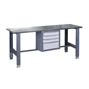 Верстак слюсарний на стаціонарних регульованих опорах ВР 41 3МС Н