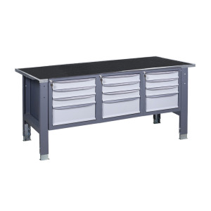 Верстак слесарный на стационарных регулируемых опорах ВР 41 3МС/3МС/3МС R