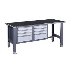 Верстак слесарный на стационарных регулируемых опорах ВР 41 3МС/3МС R