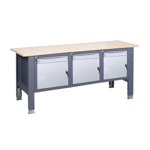 Верстак слесарный на стационарных регулируемых опорах ВР 41 МД/МД/МД К