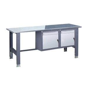 Верстак слесарный на стационарных регулируемых опорах ВР 41 МД/МД О(2,0)