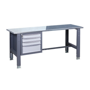 Верстак слесарный на стационарных регулируемых опорах ВР 41 3МС О(2,0)