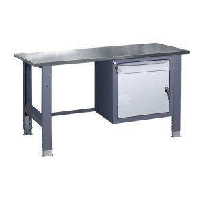 Верстак слюсарний на стаціонарних регульованих опорах ВР 31 МД Н