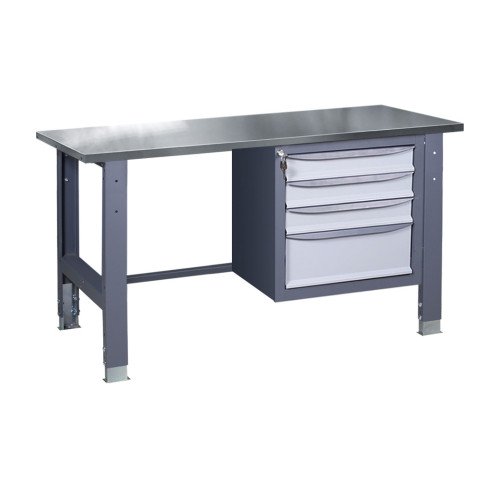 Верстак слесарный на стационарных регулируемых опорах ВР 31 3МС Н