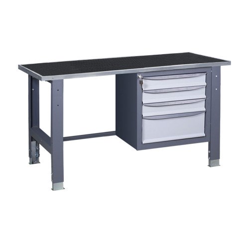 Верстак слюсарний на стаціонарних регульованих опорах ВР 31 3МС R