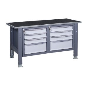 Верстак слесарный на стационарных регулируемых опорах ВР 31 3МС/3МС R