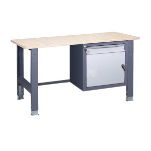 Верстак слюсарний на стаціонарних регульованих опорах ВР 31 МД К