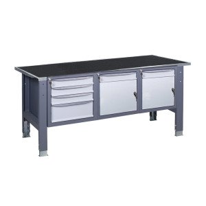 Верстак слесарный на стационарных регулируемых опорах ВР 41 МД/МД/3МС R