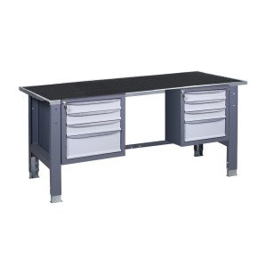 Верстак слесарный на стационарных регулируемых опорах ВР 41 3МС/3МС R