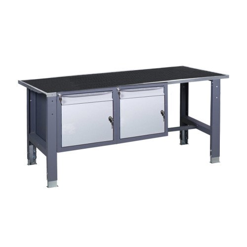 Верстак слюсарний на стаціонарних регульованих опорах ВР 41 МД/МД R