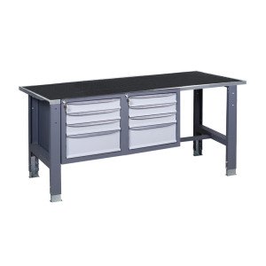 Верстак слесарный на стационарных регулируемых опорах ВР 41 3МС/3МС R