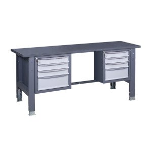 Верстак слесарный на стационарных регулируемых опорах ВР 41 3МС/3МС Ч