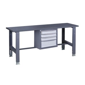 Верстак слесарный на стационарных регулируемых опорах ВР 41 3МС Ч