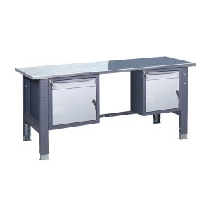 Верстак слюсарний на стаціонарних регульованих опорах ВР 41 МД/МД О(1,0)