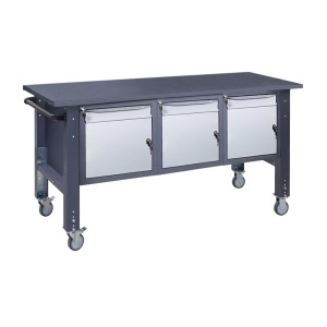 Верстак мобільний (на регульованих опорах) ВРМ 41 МД/МД/МД Ч