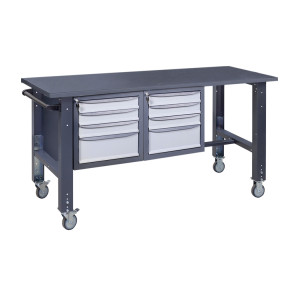 Верстак мобільний (на регульованих опорах) ВРМ 41 3МС/3МС Ч