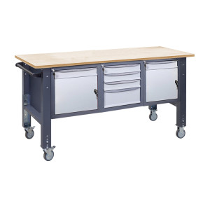 Верстак мобильный (на регулируемых опорах) ВРМ 41 МД/3МС/МД К