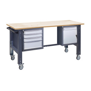 Верстак мобильный (на регулируемых опорах) ВРМ 41 МД/3МС К