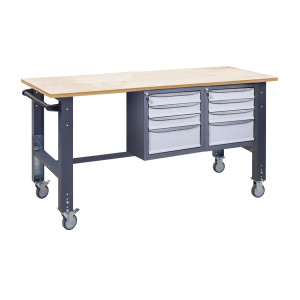 Верстак мобильный (на регулируемых опорах) ВРМ 41 3МС/3МС К