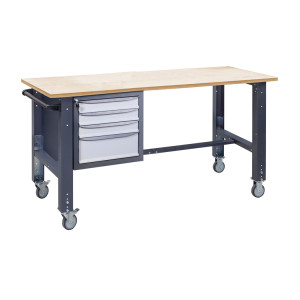 Верстак мобильный (на регулируемых опорах) ВРМ 41 3МС К